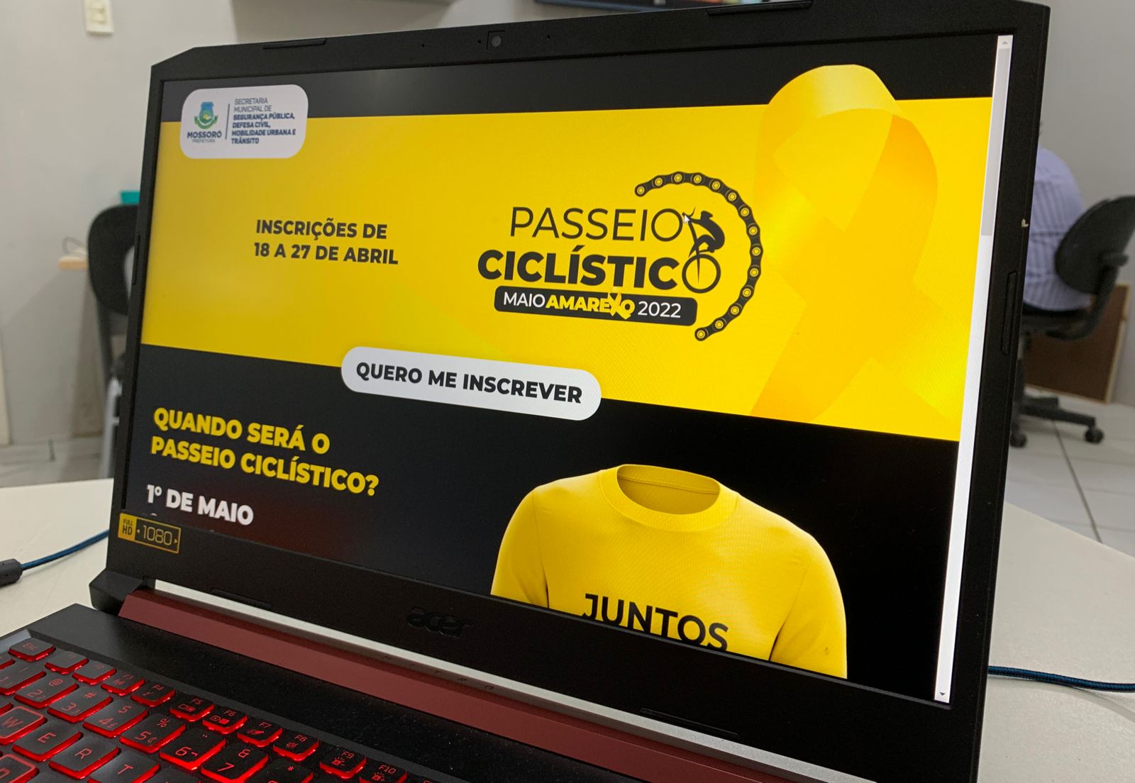 Prefeitura de Mossoró abre inscrições para o Passeio Ciclístico Maio Amarelo 2022