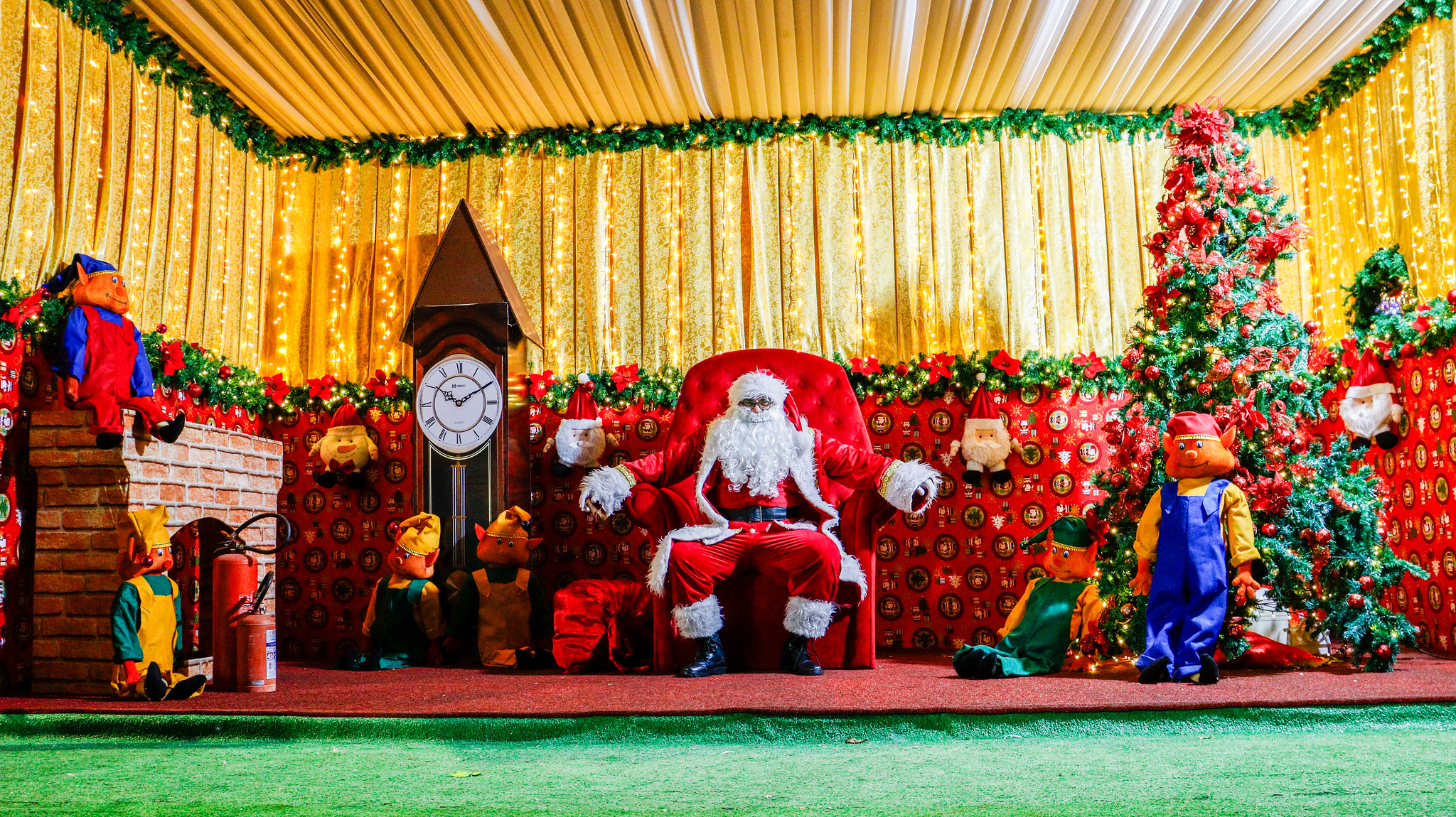“Estação Natal”: Papai Noel é a atração principal nesta noite de Natal
