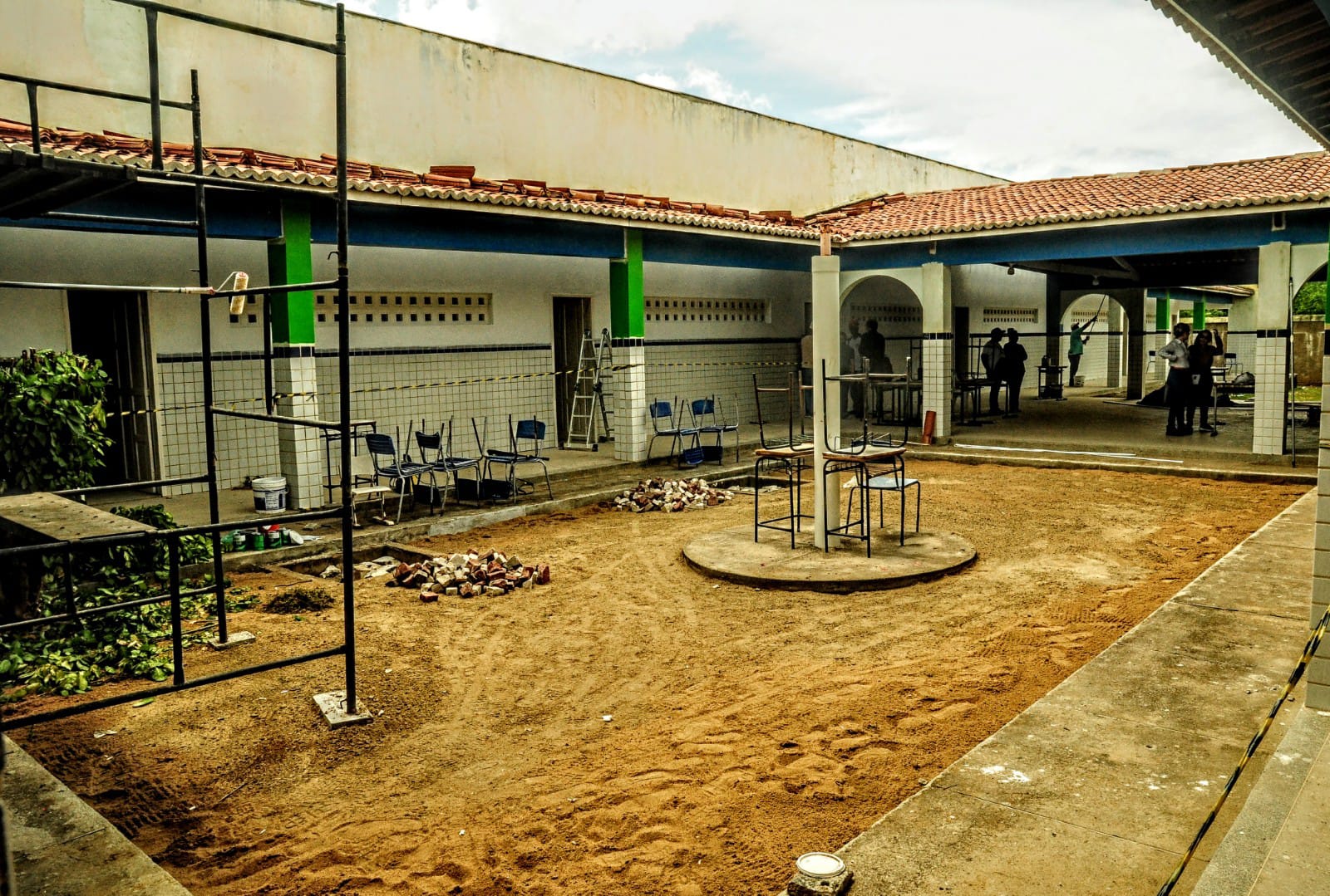 Obras na escola municipal do Jucuri avançam para ofertar infraestrutura adequada à comunidade