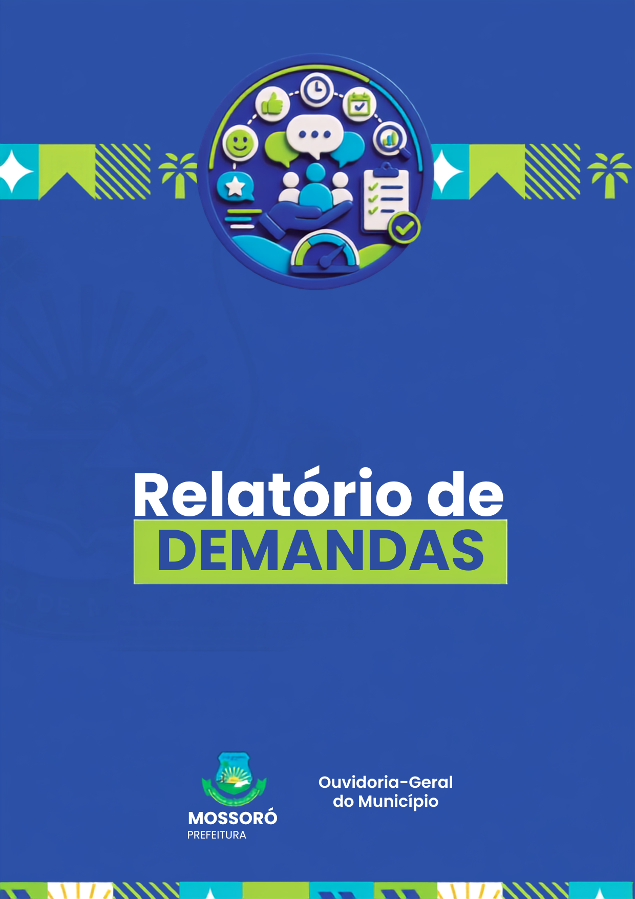 Imagem do relatório OUVIDORIA EM NÚMEROS