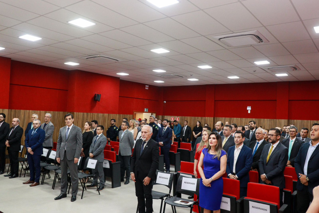 Nova sede da Procuradoria do Trabalho foi inaugurada nesta quinta-feira (17) — Foto: Lucas Bulcão (Secom/PMM)