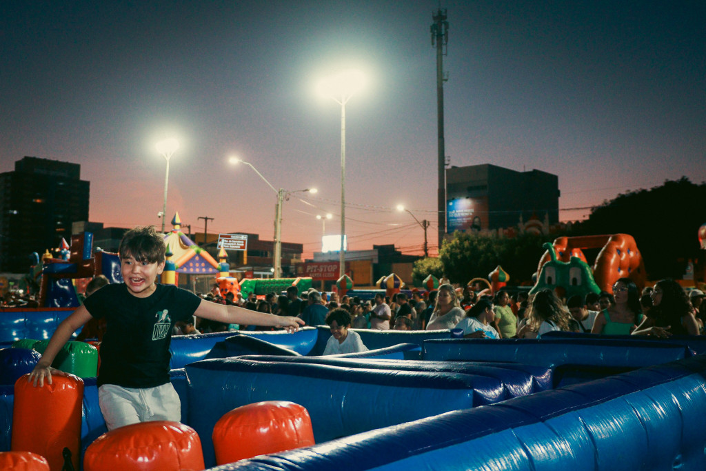 Brinquedos infláveis farão parte da programação do evento — Foto: Lucas Bulcão | Arquivo (Secom/PMM)