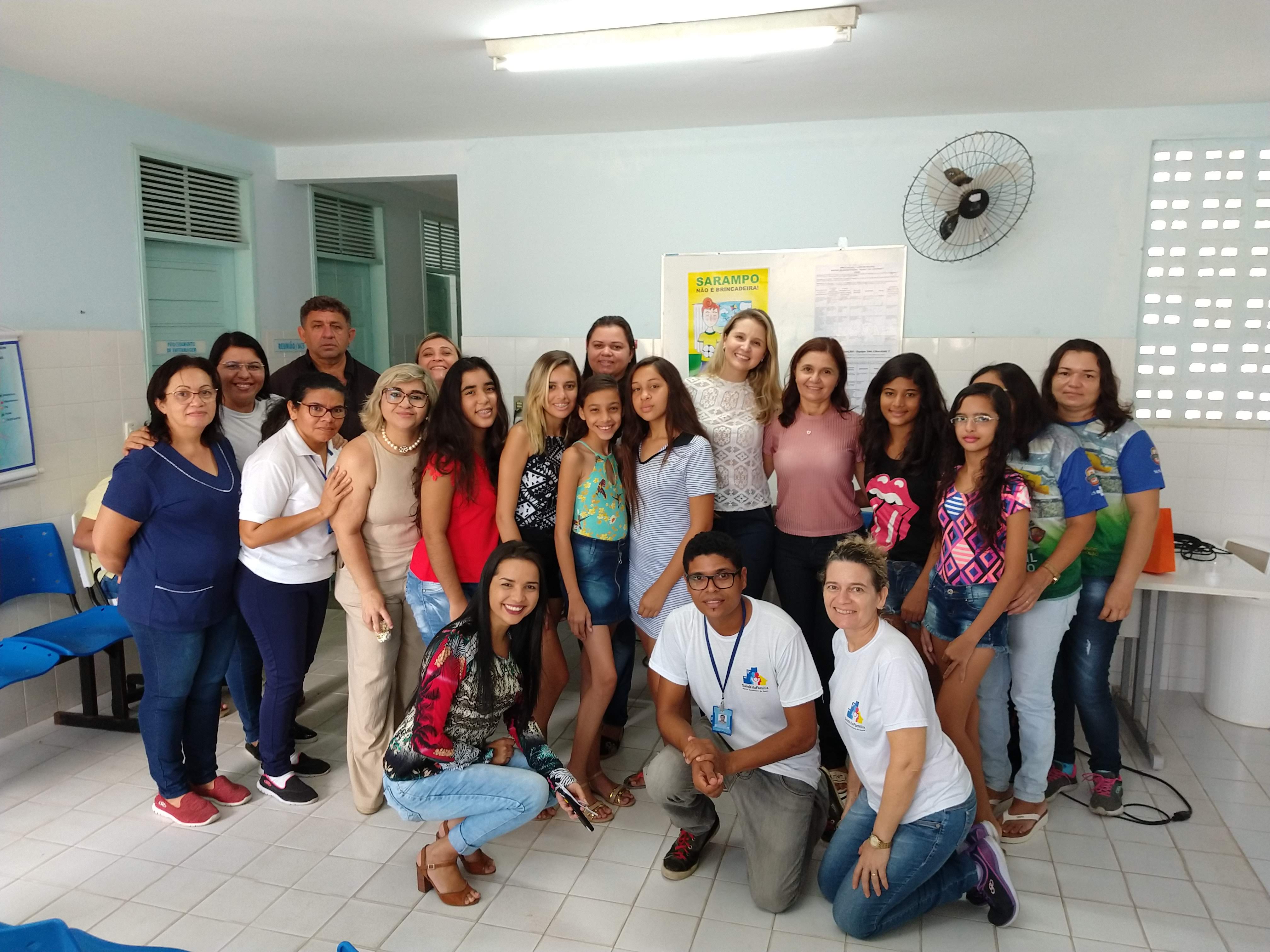 UBS Francisco Pereira realiza manhã de atividades de prevenção a gravidez na adolescência no Liberdade I